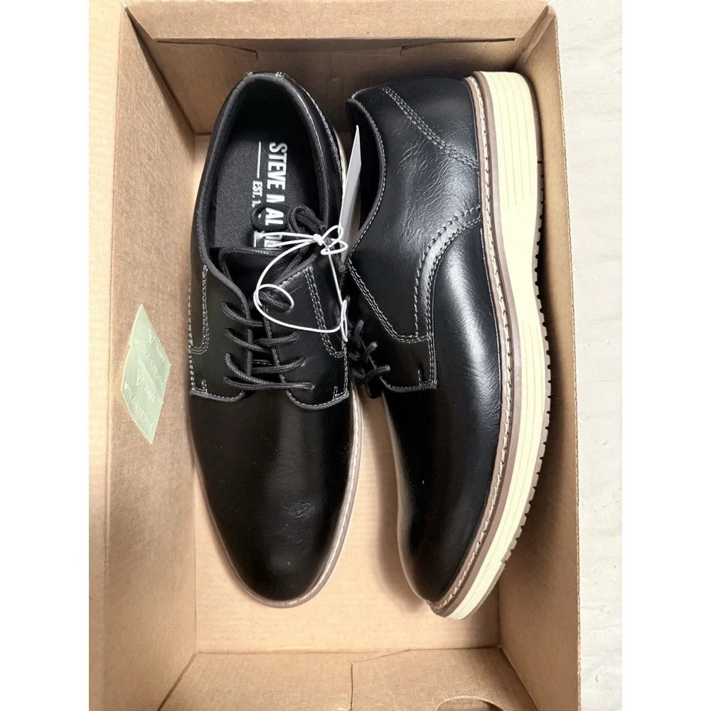 Men's New In‎ Box Steve Madden P-Jansen Black Size 9